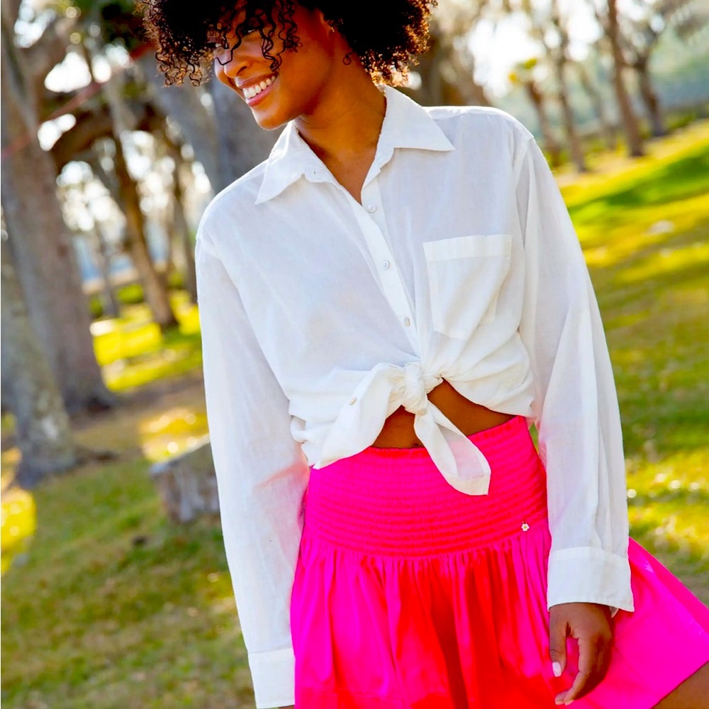 Daisy Skort - Hot Pink